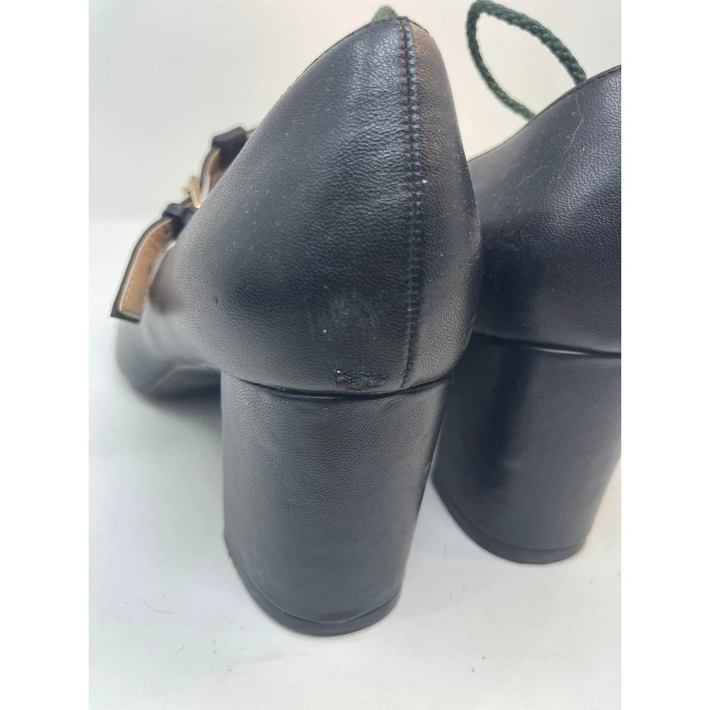 Dream Pairs T-Strap Pumps Womens 9 Black Good Block Heel Round‎ Toe DPU211